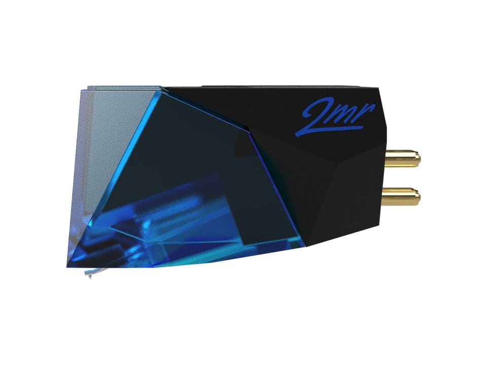 Ortofon 2MR Blue element, zijaanzicht links