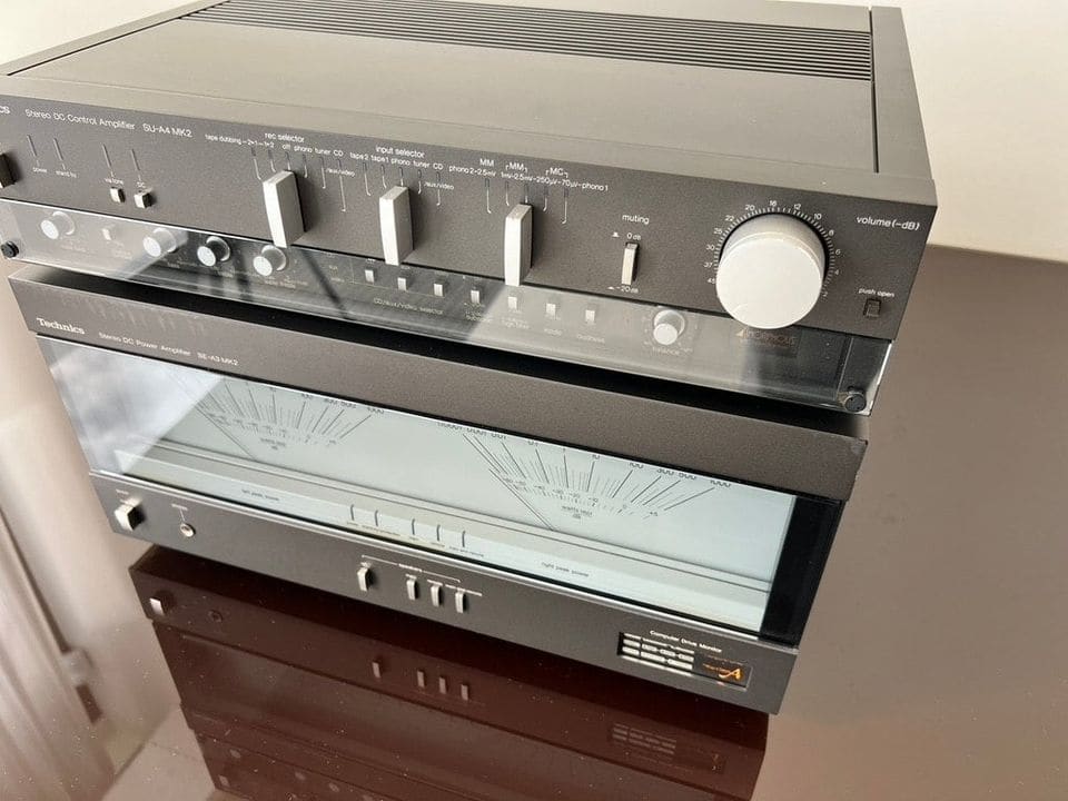 Technics  SU-A4 MK2  +  SE-A3 MK2   Voor-en eindversterker   *1 jaar garantie*, foto 10
