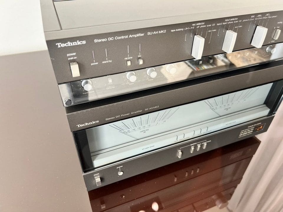 Technics  SU-A4 MK2  +  SE-A3 MK2   Voor-en eindversterker   *1 jaar garantie*, foto 9